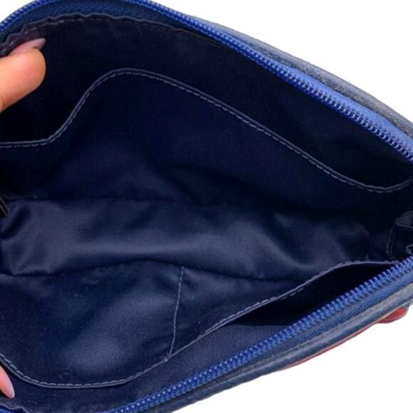 COACH Multi-color Nylon Cosmetic Case Make up Bag Pouch - Picture 5 of 8